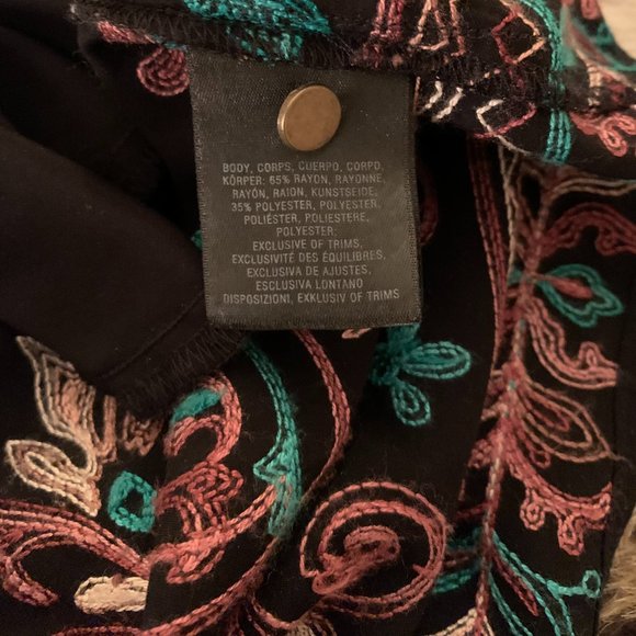 Anthro/Floreat Avery Embroidered Dress Sz S EUC - Picture 9 of 13